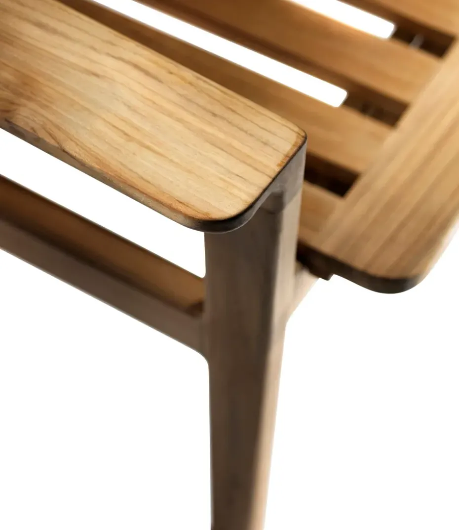 Banco de 2 plazas M12 Sammen, Teak-non treated