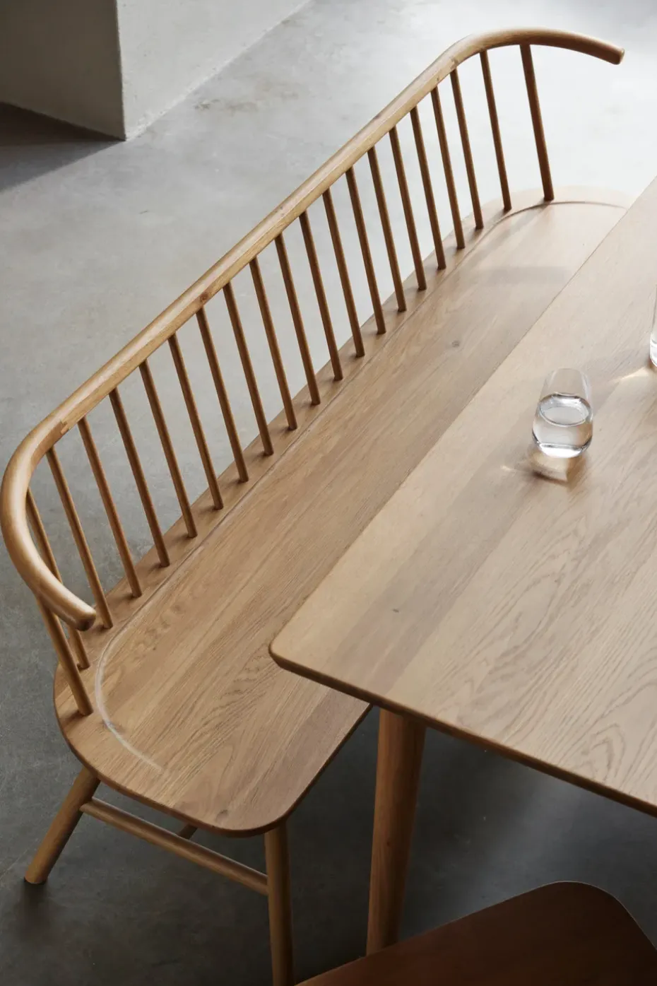 Banco de comedor VIOR, Roble lacado