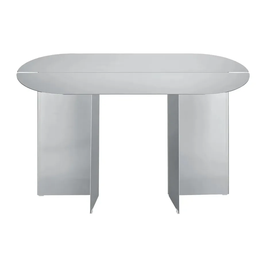 Banco ORU 80x45 cm, Acero inoxidable mate