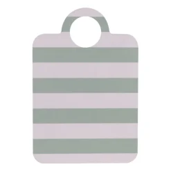Bandeja Checks & Stripes 21x31 cm, Menta-azul