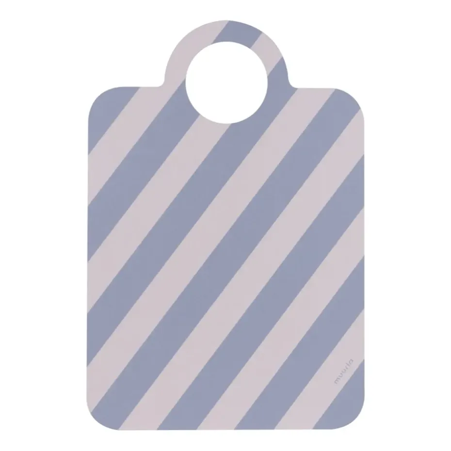 Bandeja Checks & Stripes 21x31 cm, Menta-azul