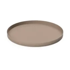 Bandeja Cooee redonda, 30 cm, Taupe