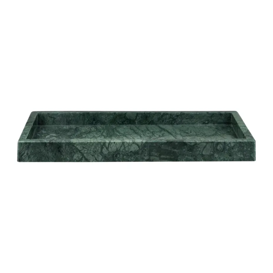 Bandeja de decoración Marble 16x31 cm, Dark forest