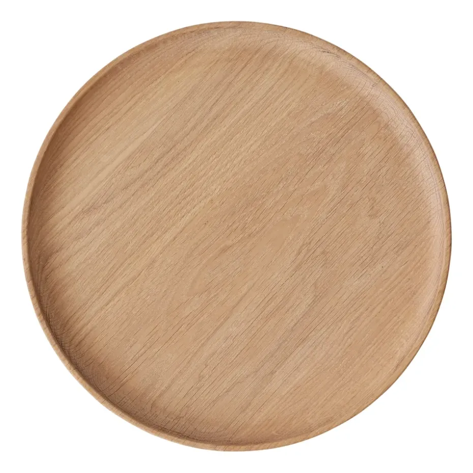Bandeja de madera Inka redonda Ø30 cm, Nature