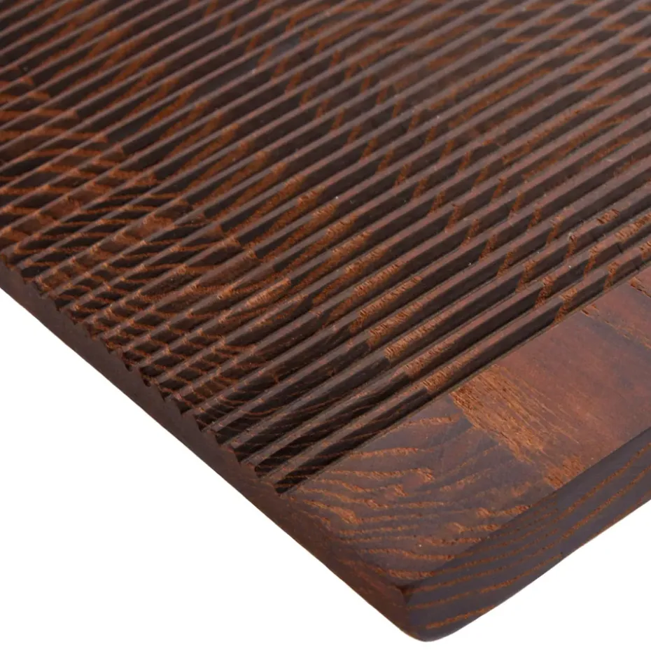 Bandeja de servir Yami 14x26,5 cm, marrón