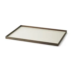 Bandeja Frame large 35,5x50,6 cm, Roble ahumado-beige