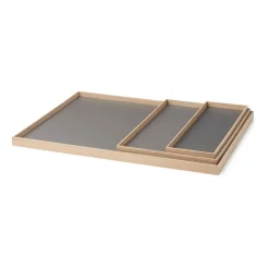 Bandeja Frame large 35,5x50,6 cm, roble-gris claro