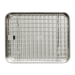 Bandeja gastro con rejilla de enfriamiento Culimat, 26,4x20,5x2,5 cm