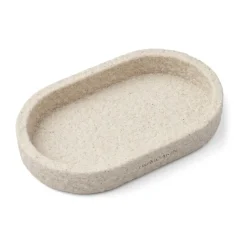 Bandeja ovalada Humdakin Sandstone 15x25 cm, Natural