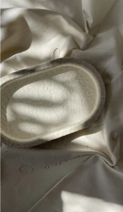 Bandeja ovalada Humdakin Sandstone 15x25 cm, Natural