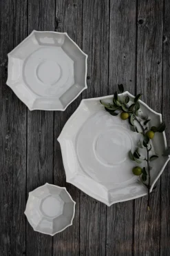 Bandeja para servir Ernst Ø17 cm, Blanco natural