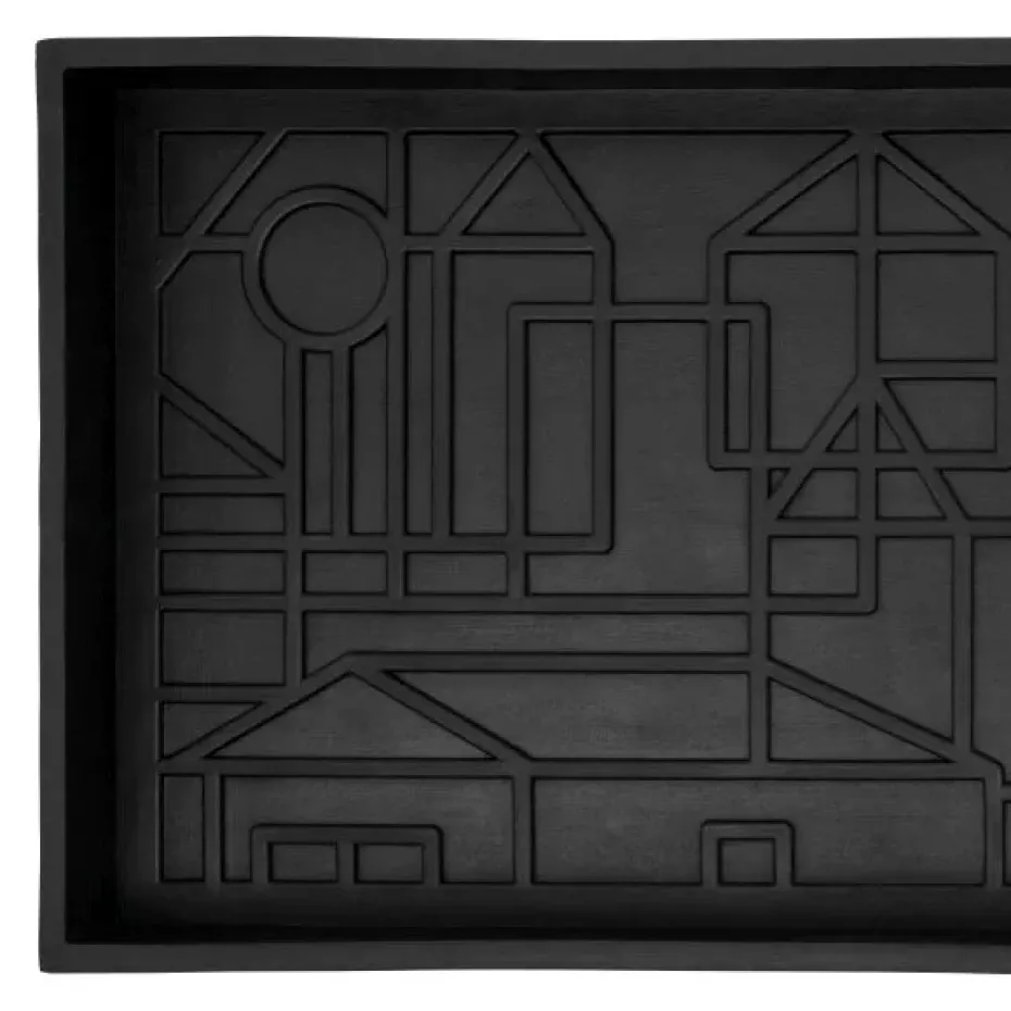 Bandeja para zapatos Dixie, goma, Villastad, 36 x 85 cm