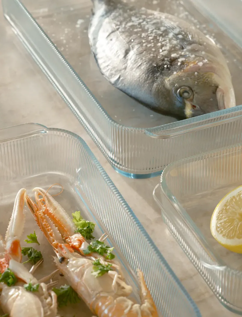 Bandeja resistente al horno Pilastro 20,7x33,1 cm, Clear