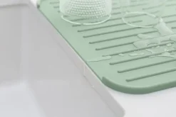 Bandeja secaplatos de silicona Brabantia, Jade green