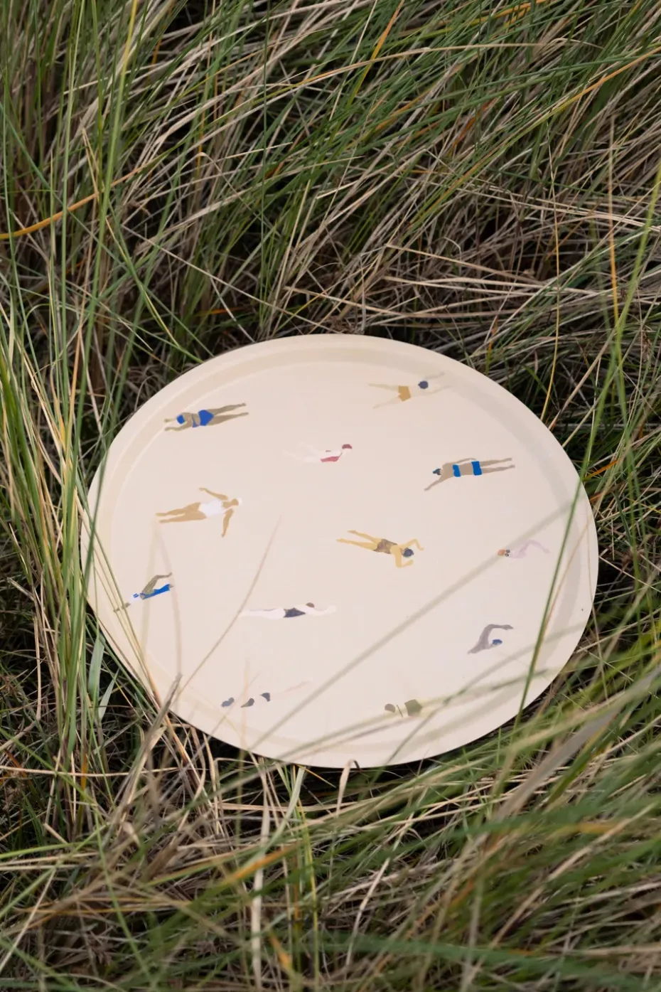 Bandeja Swimmers Ø38 cm, Beige