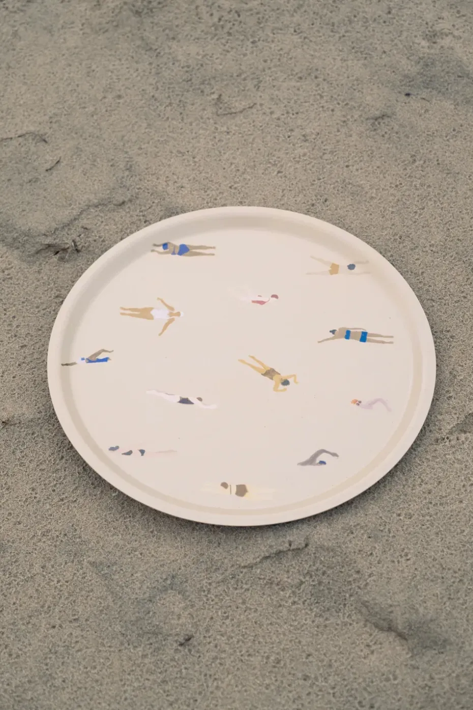 Bandeja Swimmers Ø38 cm, Beige