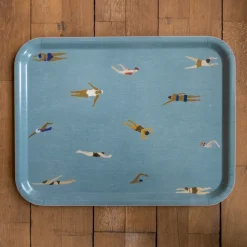 Bandeja Swimmers 33x43 cm, azul