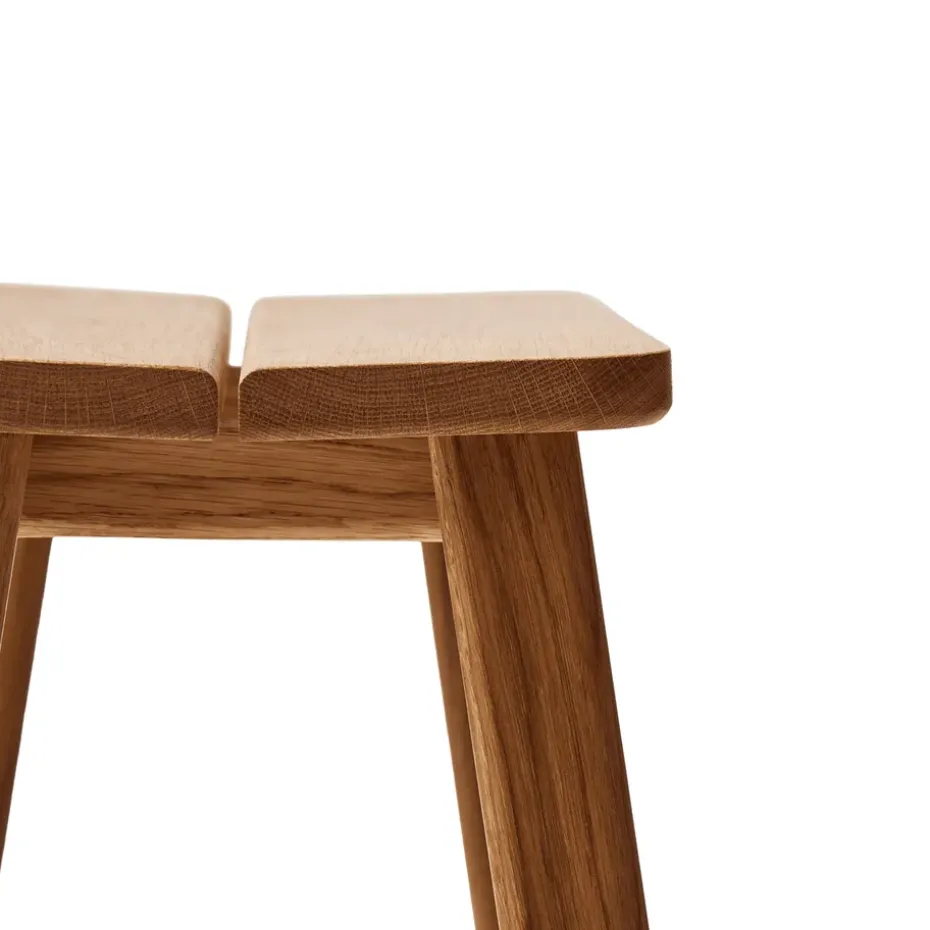 Banqueta Angle plegable, Roble