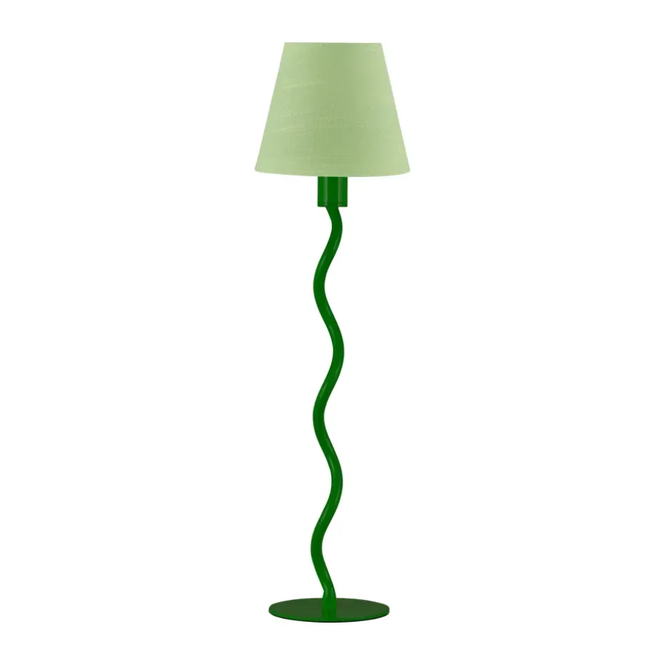 Base de lámpara de mesa Twist 50 , Verde