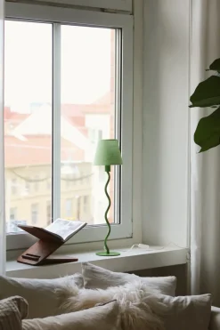 Base de lámpara de mesa Twist 50 , Verde