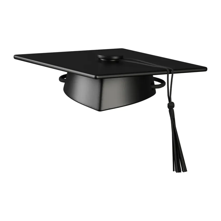 Birrete de graduación Kay Bojesen, Negro