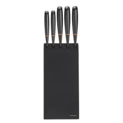 Bloque con 5 cuchillos Edge, negro