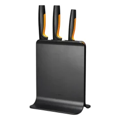 Bloque de cuchillos en plástico con 3 cuchillos Functional Form, 4 piezas