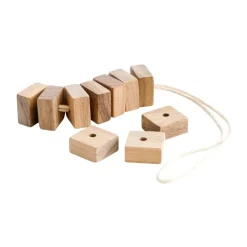 Bloque de fragancia Bosign de madera de cedro blanco con cuerda , 10-pack