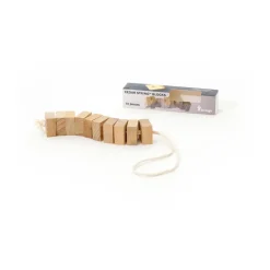 Bloque de fragancia Bosign de madera de cedro blanco con cuerda , 10-pack