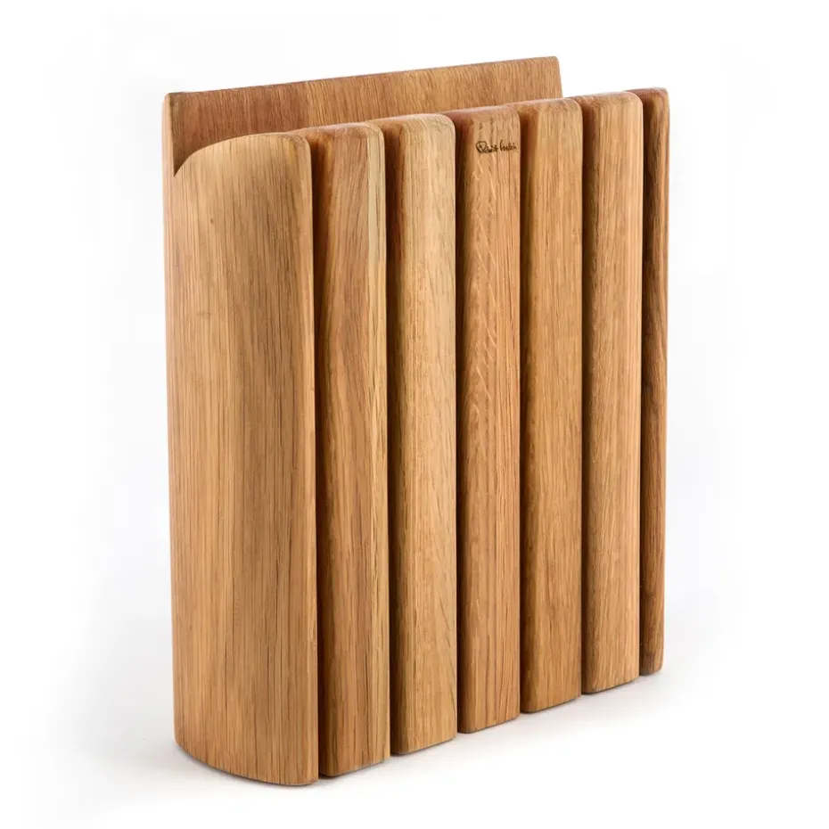Bloque y set de cuchillos Signature Book Oak 7 piezas, roble
