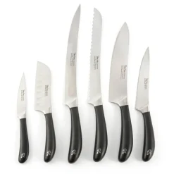 Bloque y set de cuchillos Signature Book Oak 7 piezas, roble