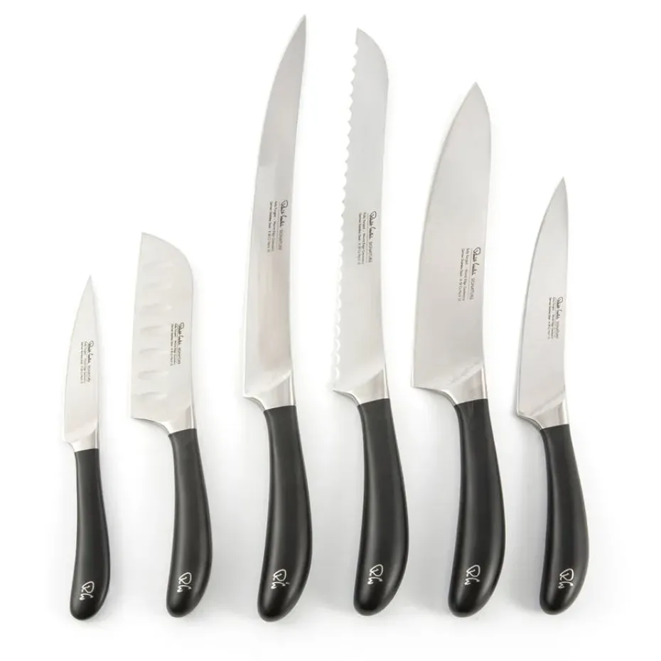 Bloque y set de cuchillos Signature Book Oak 7 piezas, roble