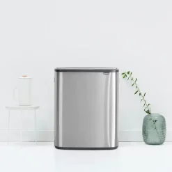 Bo touch bin 60 L, acero cepillado mate