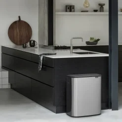 Bo touch bin 60 L, acero cepillado mate