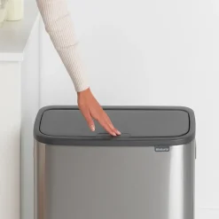 Bo touch bin 60 L, acero cepillado mate