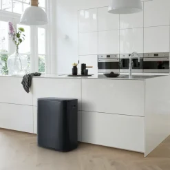 Bo touch bin 60 L, negro mate