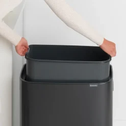 Bo touch bin 60 L, negro mate
