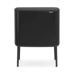 Bo Touch Bin 11+23 L, negro mate