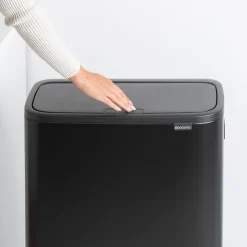 Bo touch bin high 60 L, negro mate