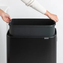 Bo touch bin high 60 L, negro mate