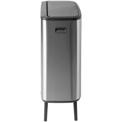 Bo touch bin high 2x30 L, acero cepillado mate