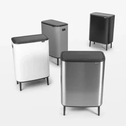 Bo touch bin high 2x30 L, blanco
