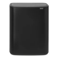 Bo touch bin 2x30 L, negro mate