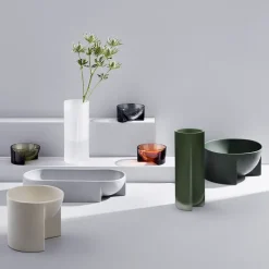 Bol cerámica Kuru 7,5x37 cm, gris claro