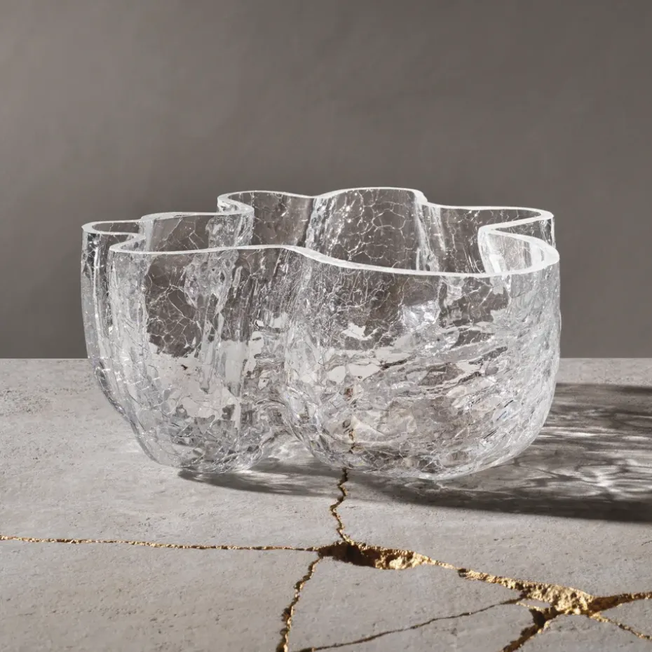 Bol Crackle 10,5 cm, transparente