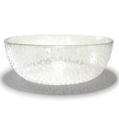 Bol de cristal Raw Ø26,5 cm, transparente