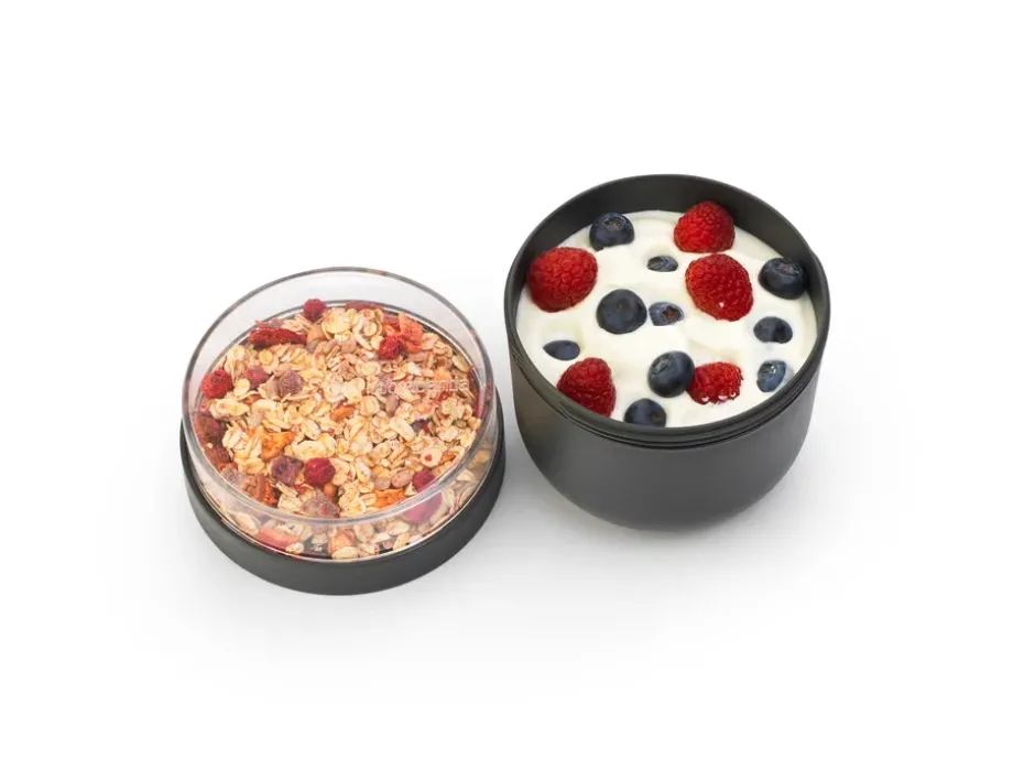 Bol de desayuno Make & Take 0,5 L, gris oscuro
