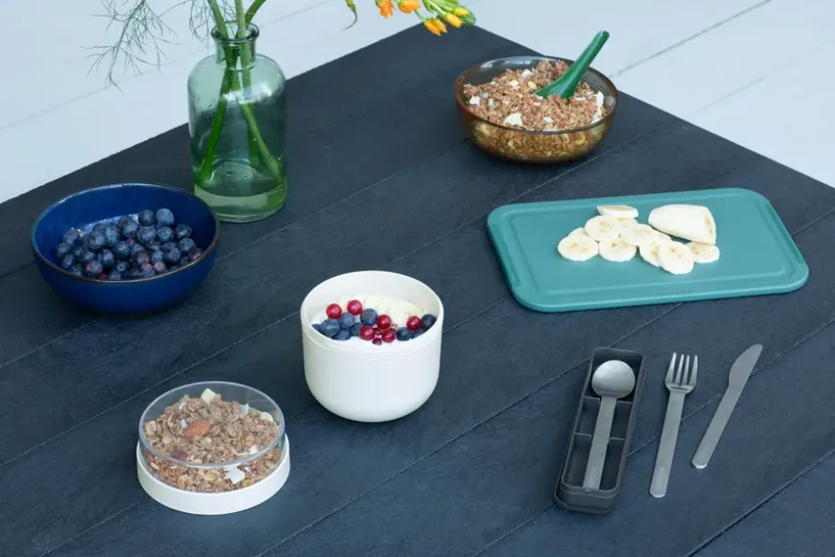 Bol de desayuno Make & Take 0,5 L, gris claro