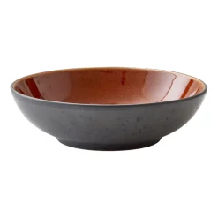 Bol para pasta Bitz Ø20 cm negro, negro-ámbar