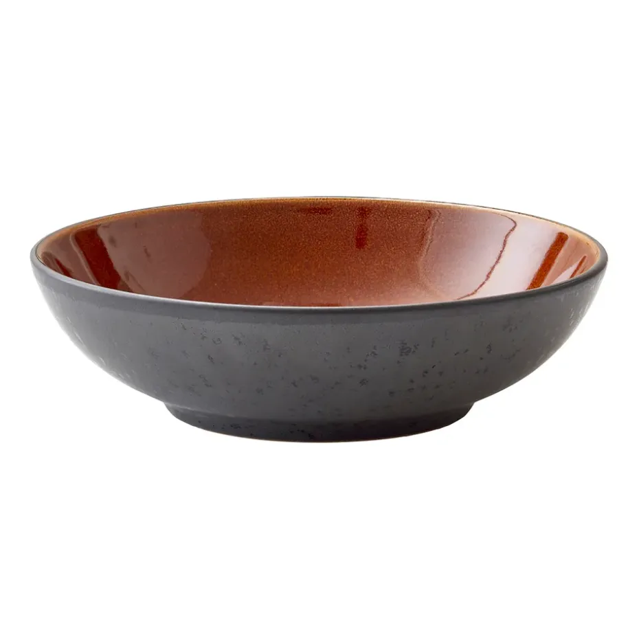 Bol para pasta Bitz Ø20 cm negro, negro-ámbar